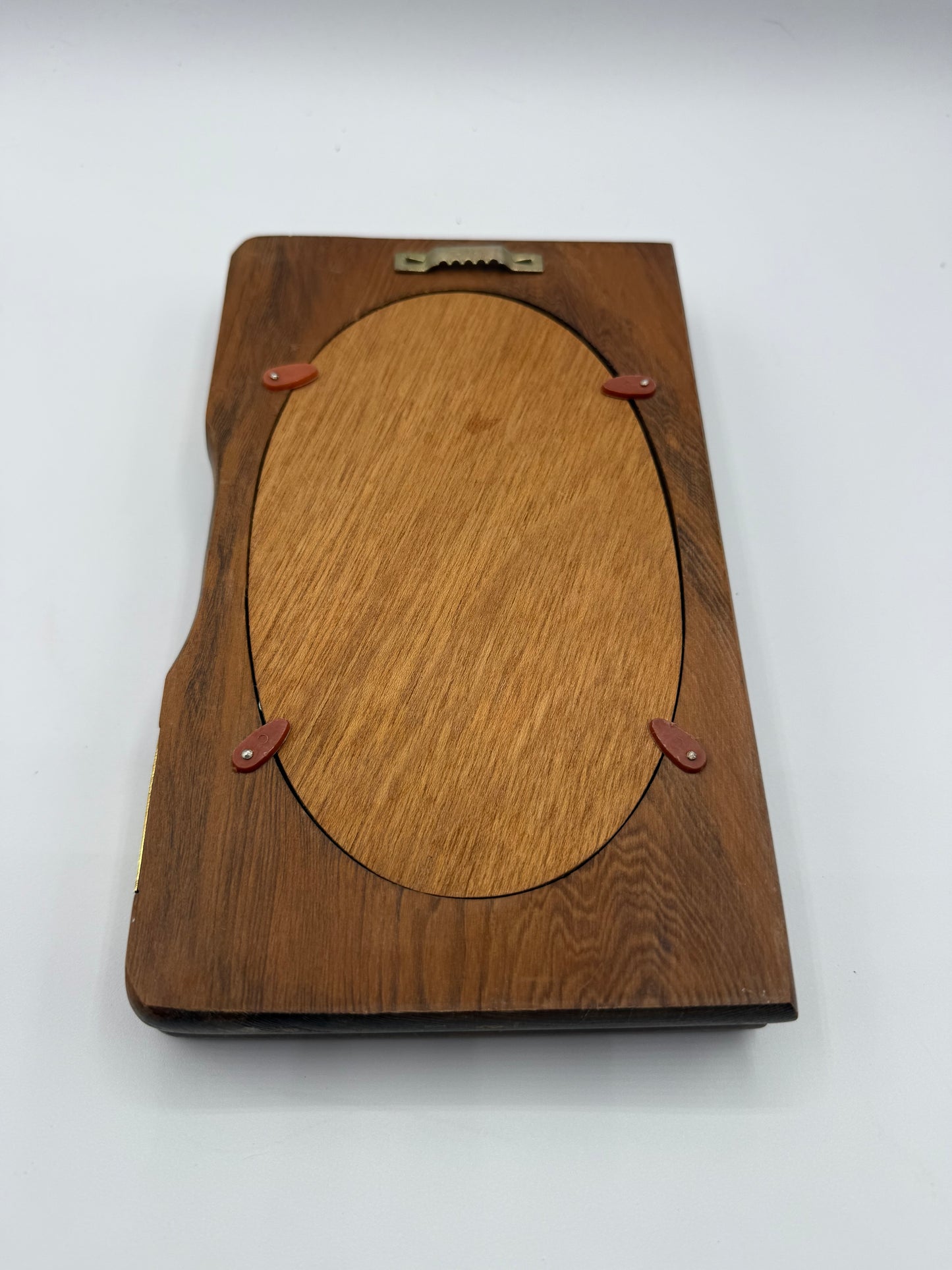 Vintage Wood Dual Fold Photo Frame 