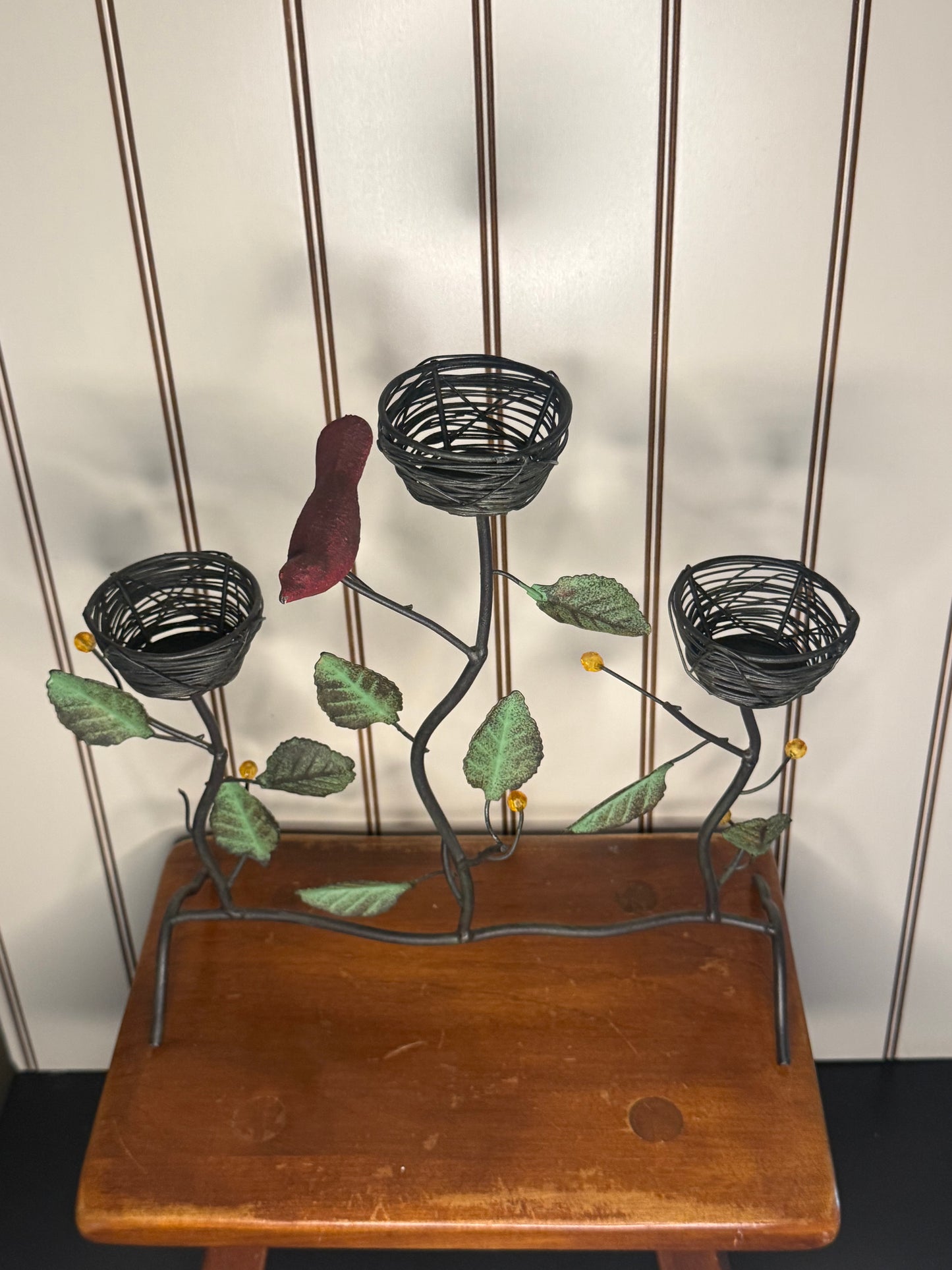 Bird and Nest Candle holder