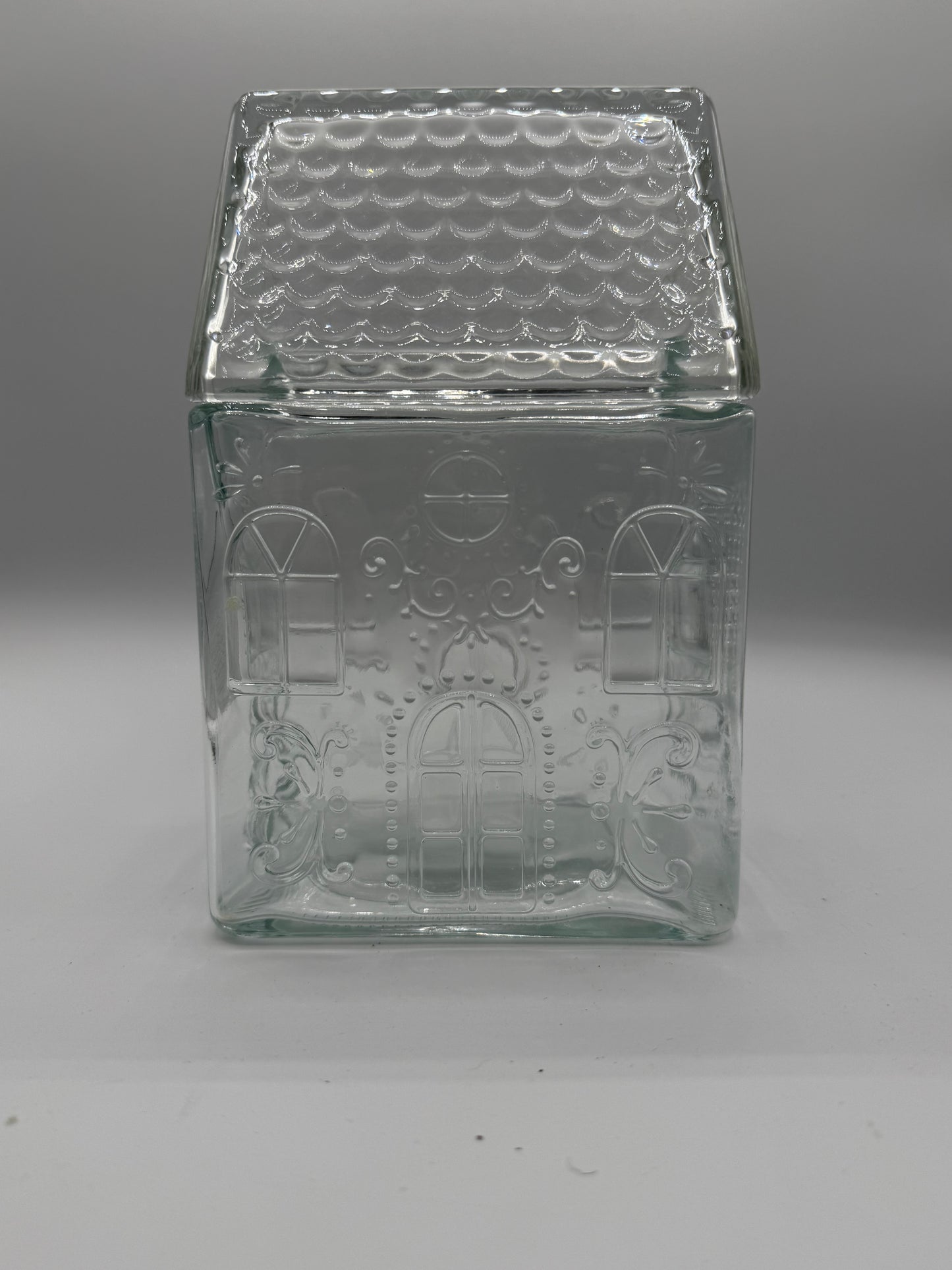 Glass House Candy Jar