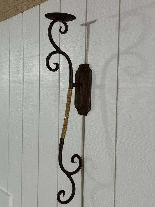 Large Rustic Wall Sconce