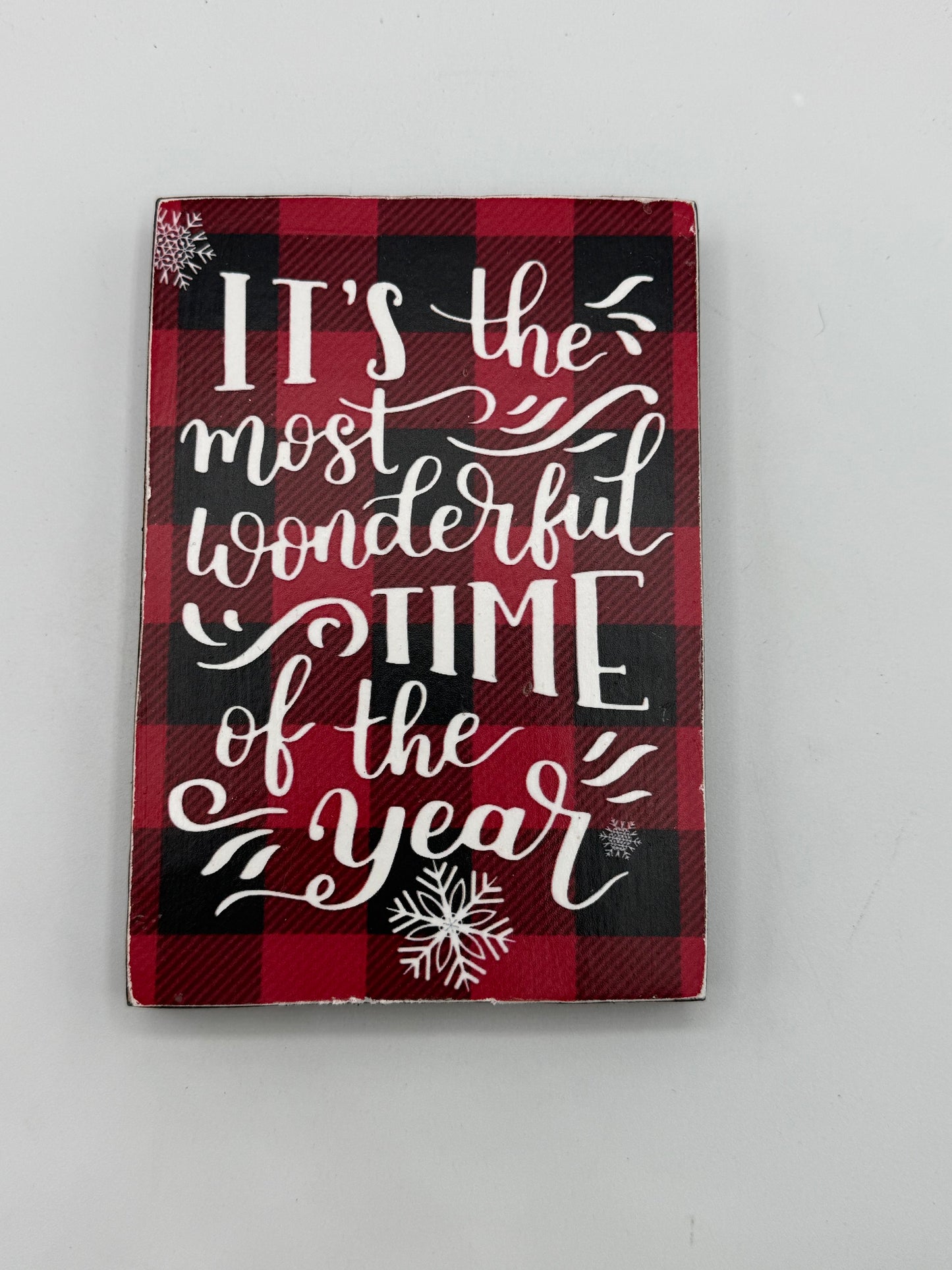 “Wonderful” Wood Shelf Sitter