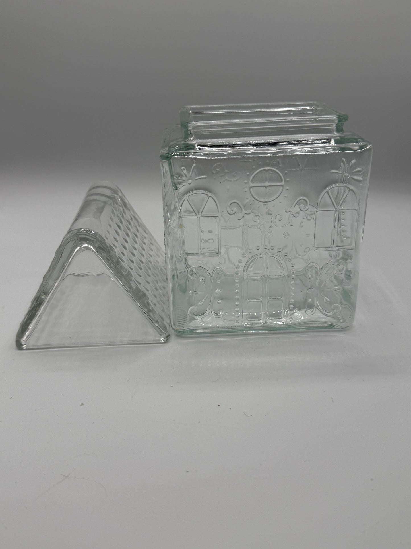 Glass House Candy Jar