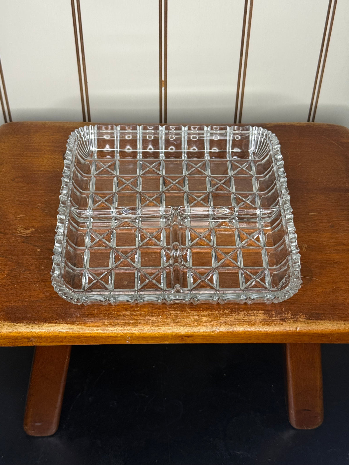 Vintage Hazel Atlas Divided Relish Dish