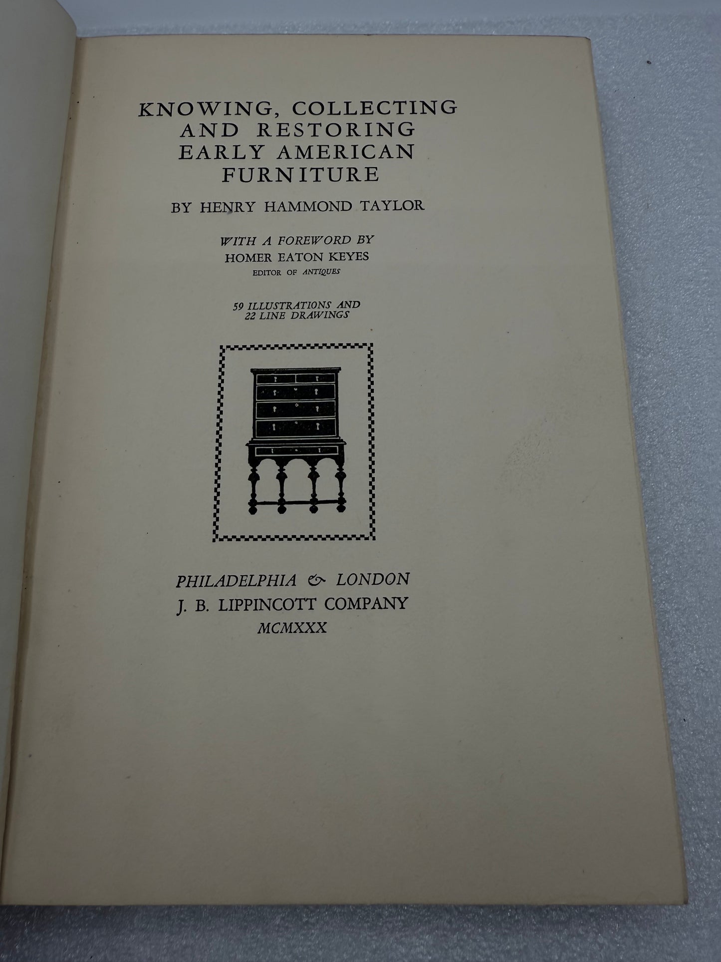 Knowing Collecting and Restoring Early American Furniture book