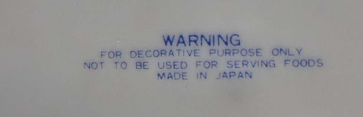 Currier & Ives Plate (Made in Japan)