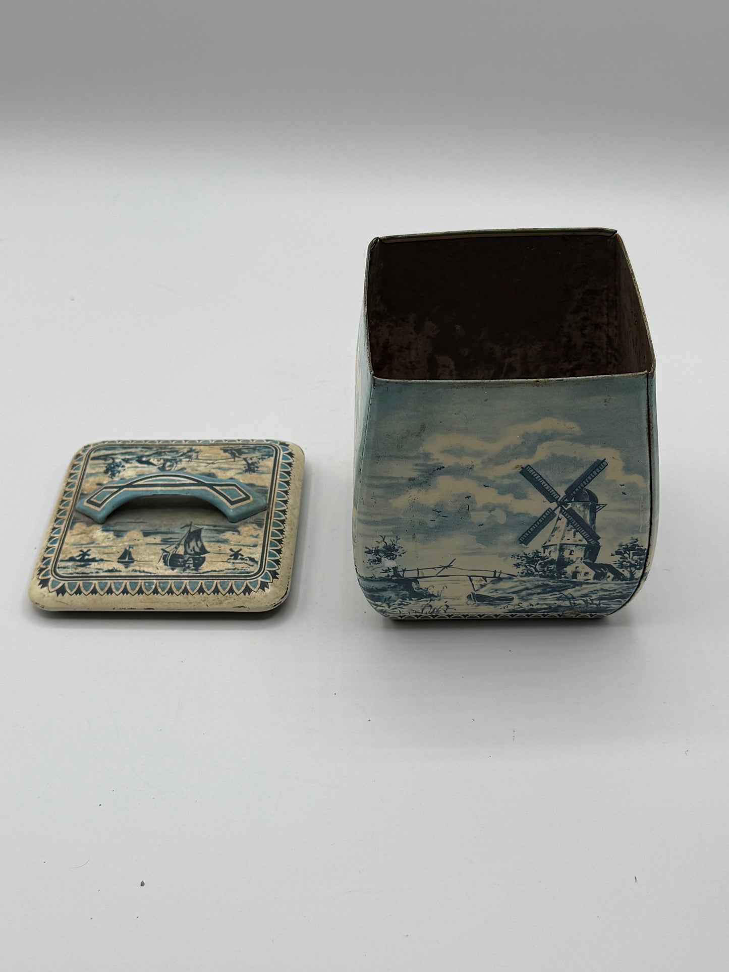 Vintage Western Germany Biscuit Cookie Tin
