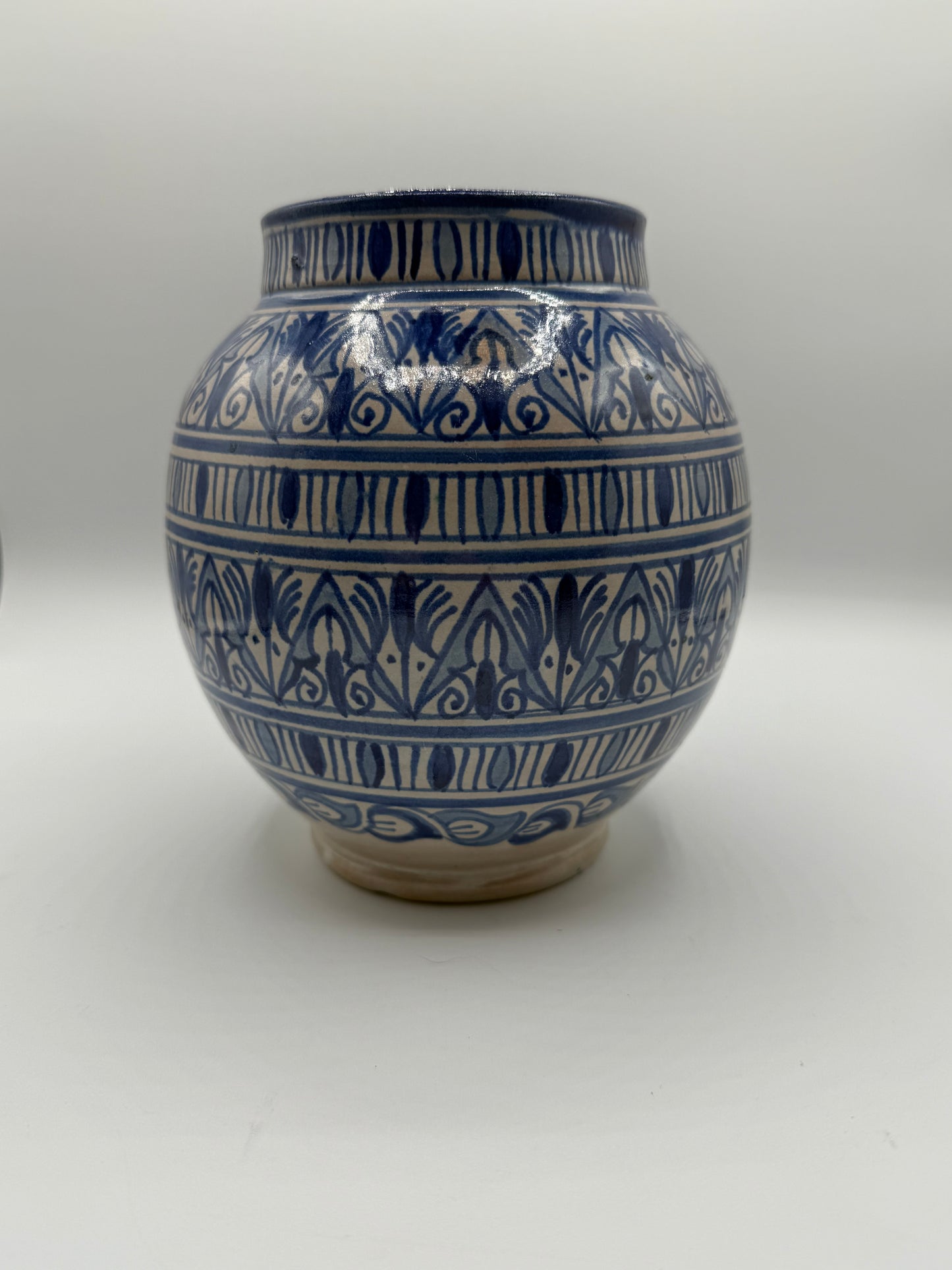 Unique Blue Design Vase