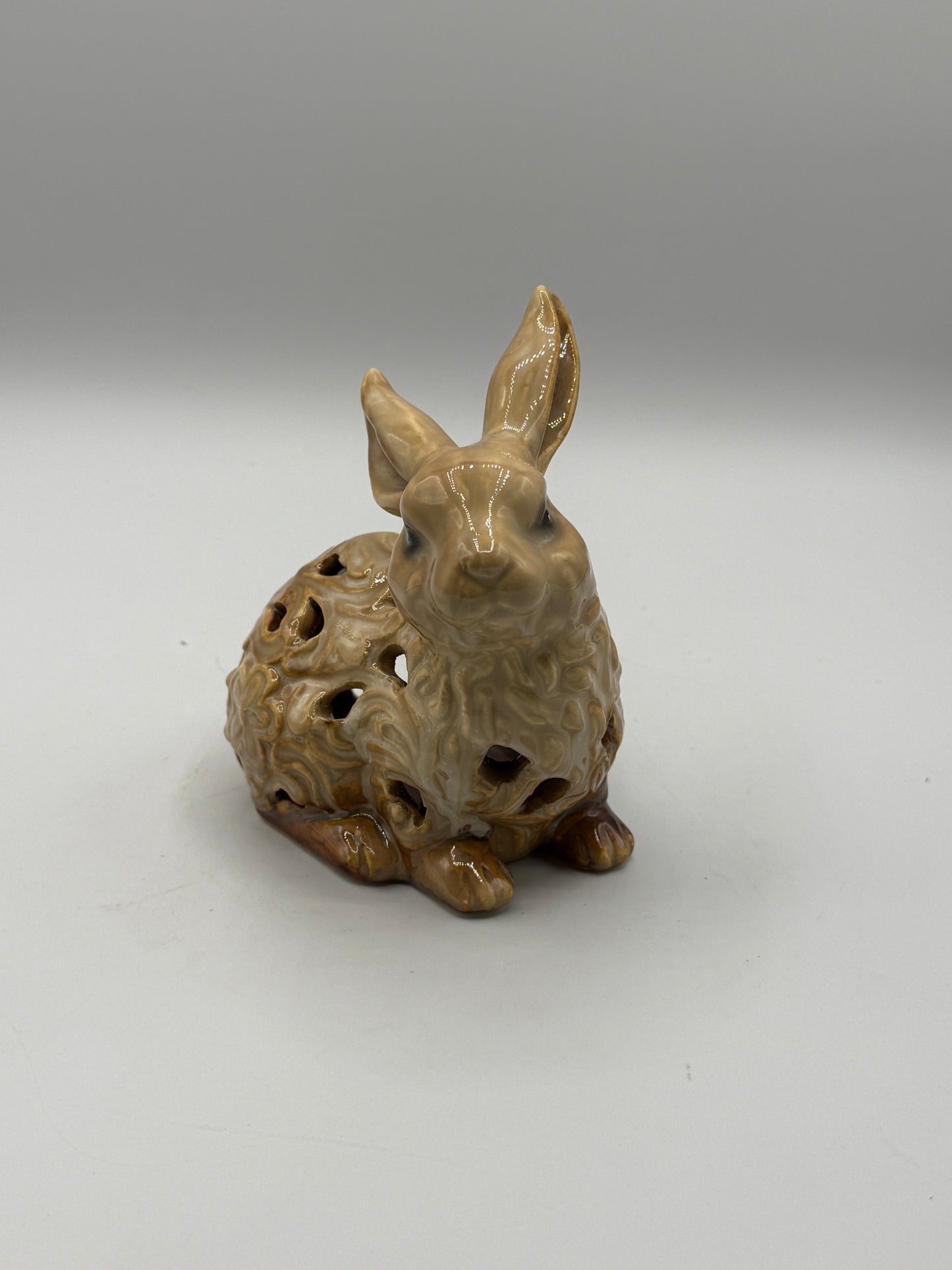 Ceramic Bunny Votive Candle Holder