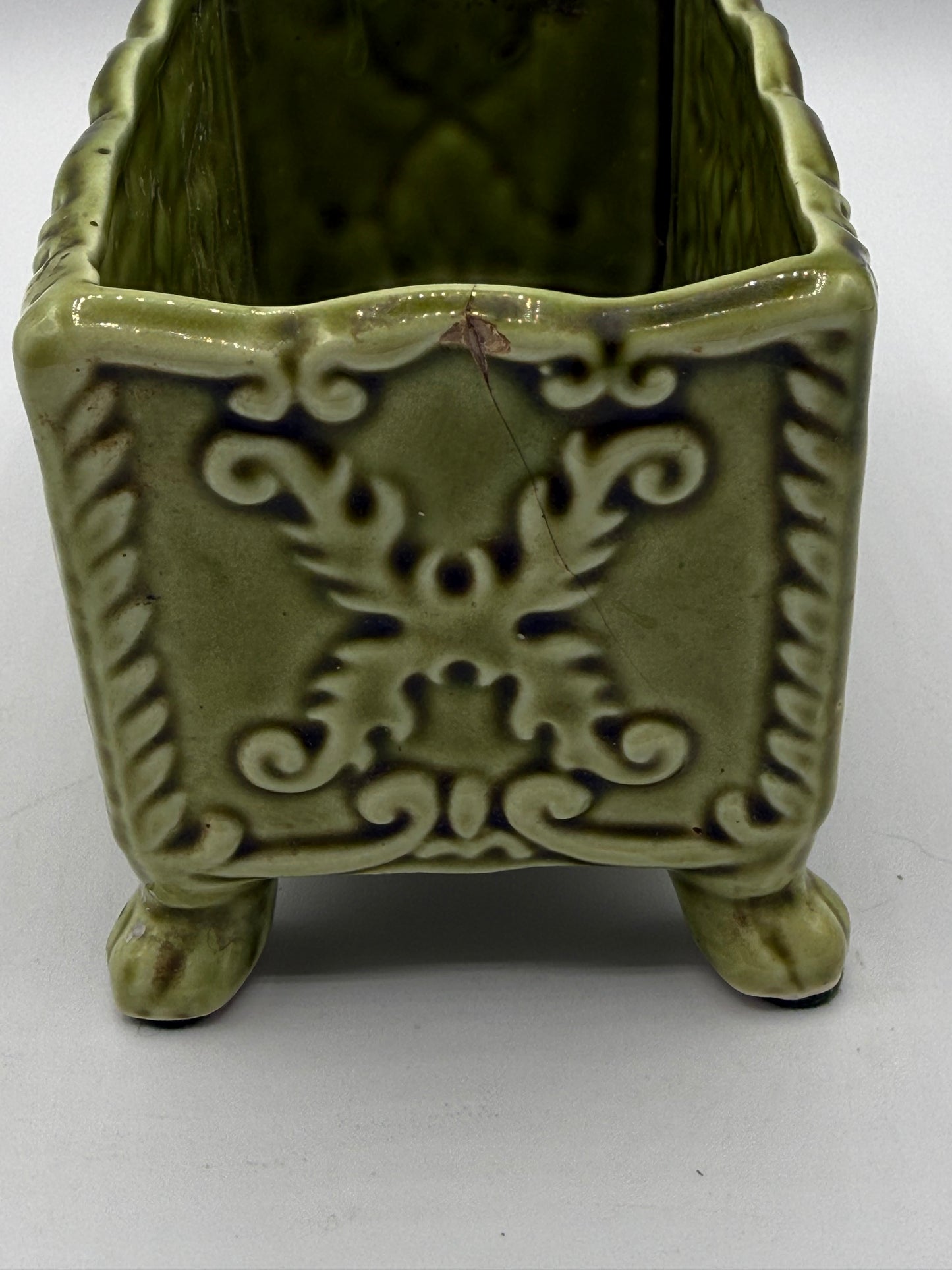 Vintage Ceramic Pedestal Planter