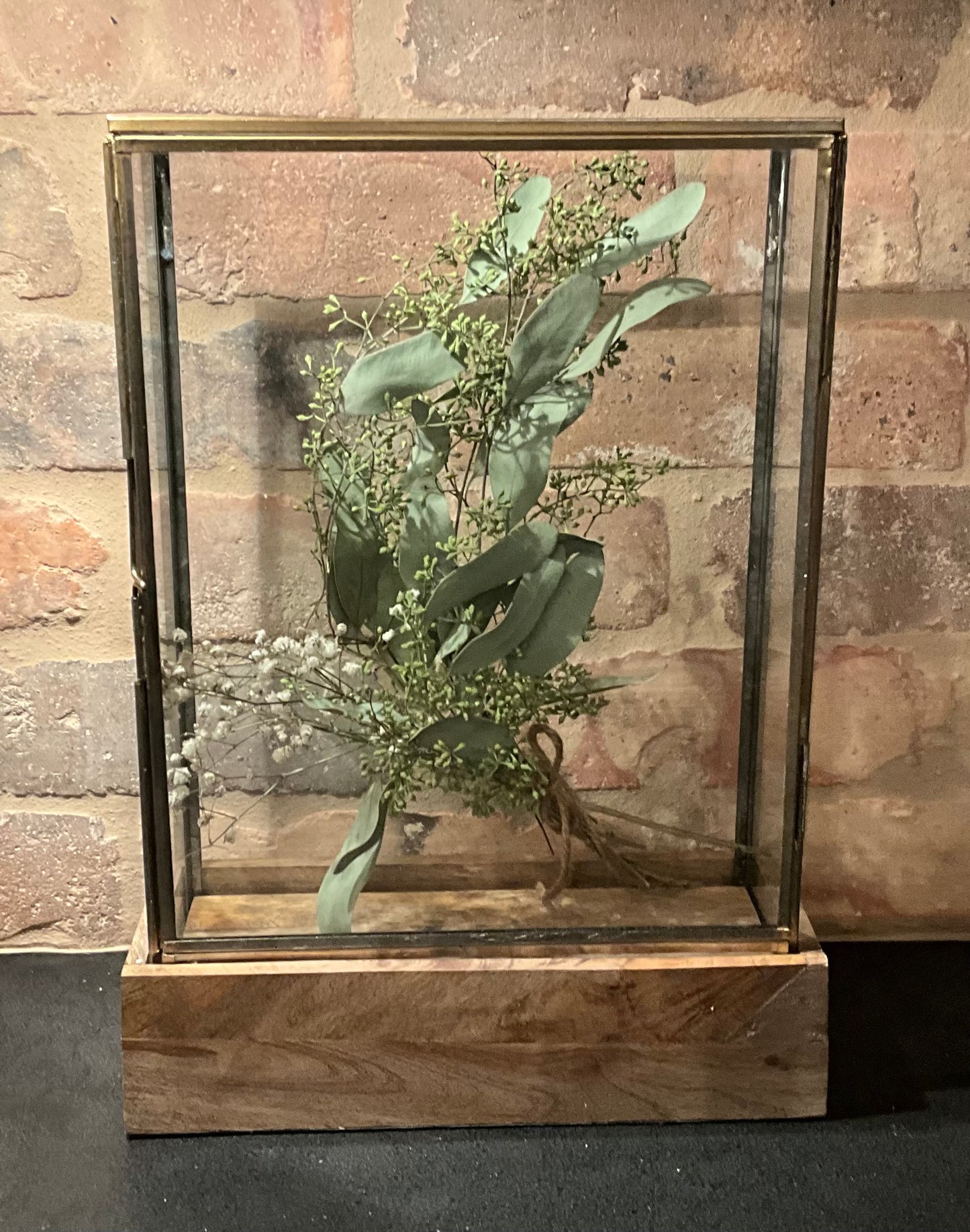 Dried Botanical Glass Case