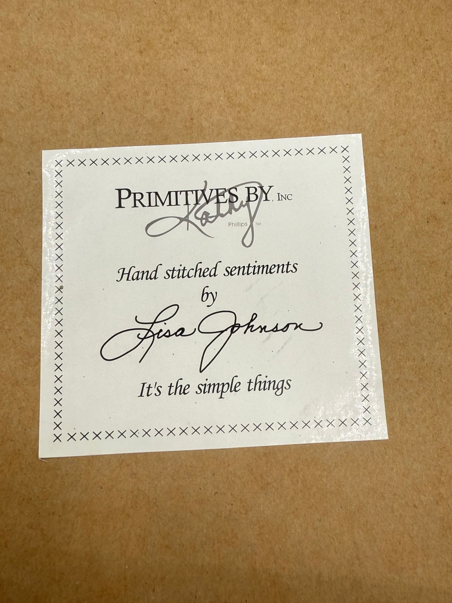 Decorative Framed Sampler