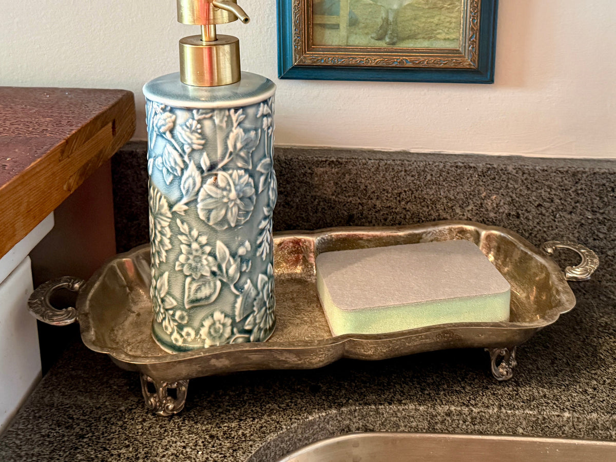 Silver-plate Footed Tray