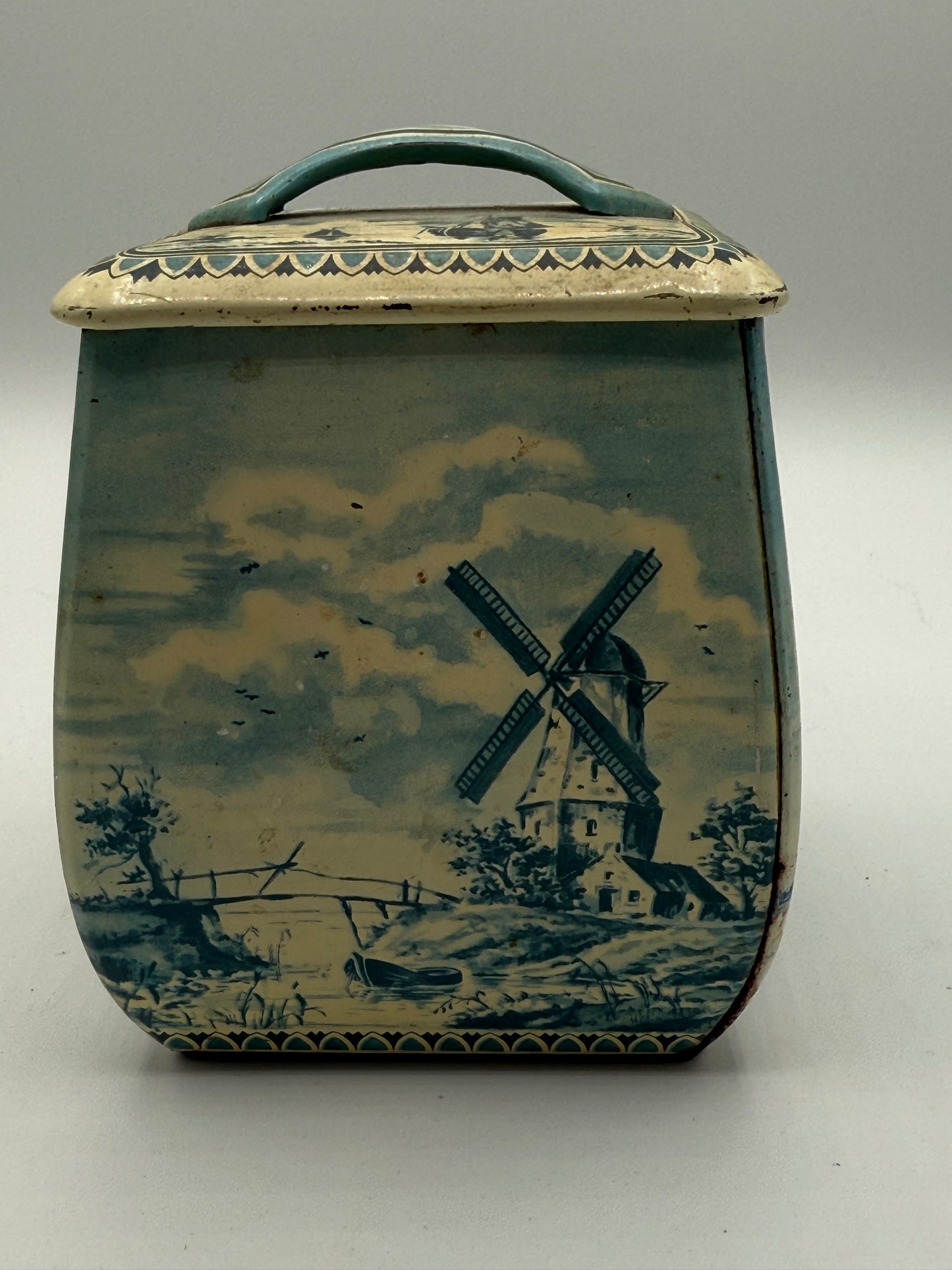 Vintage Western Germany Biscuit Cookie Tin