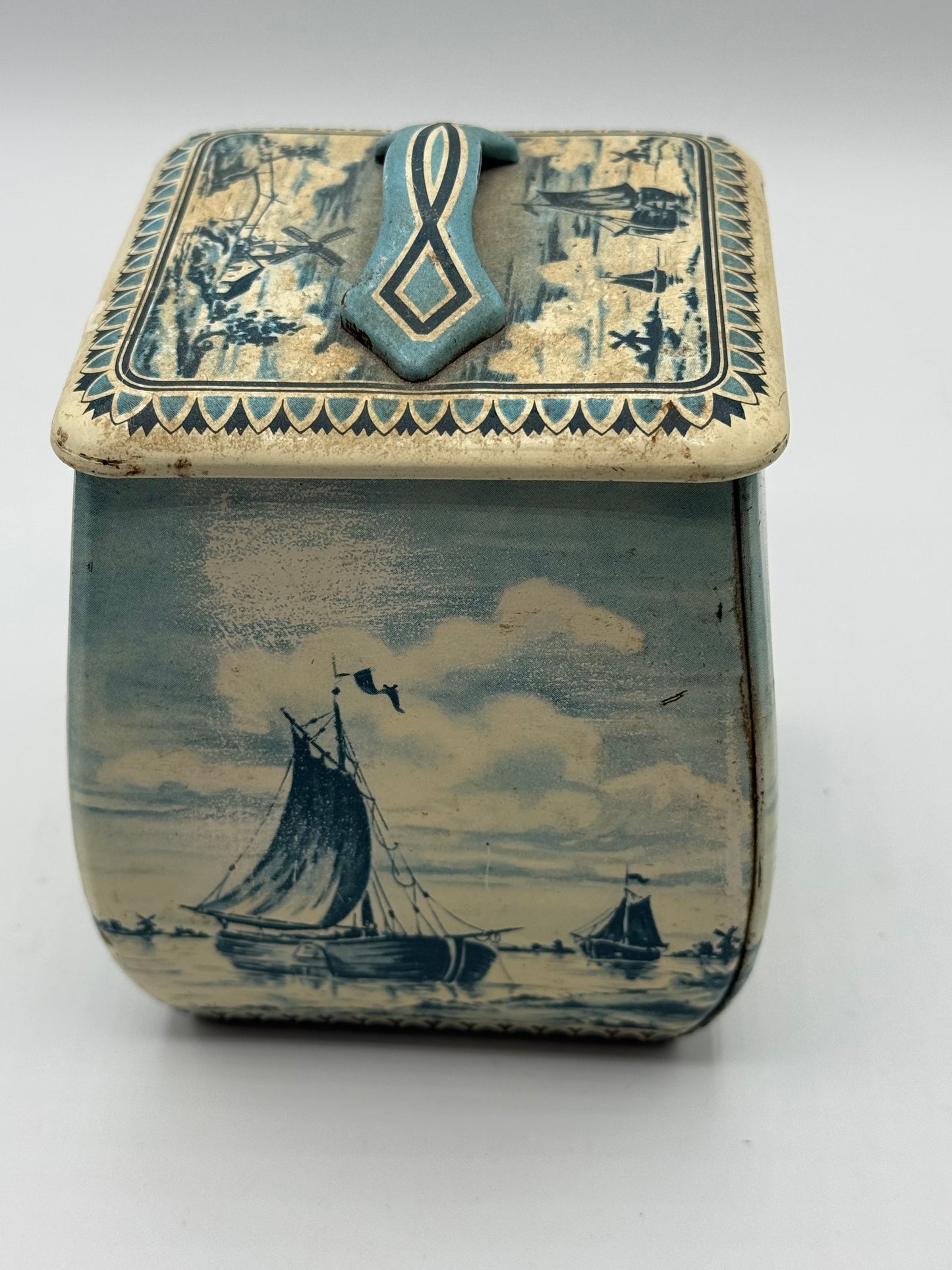 Vintage Western Germany Biscuit Cookie Tin