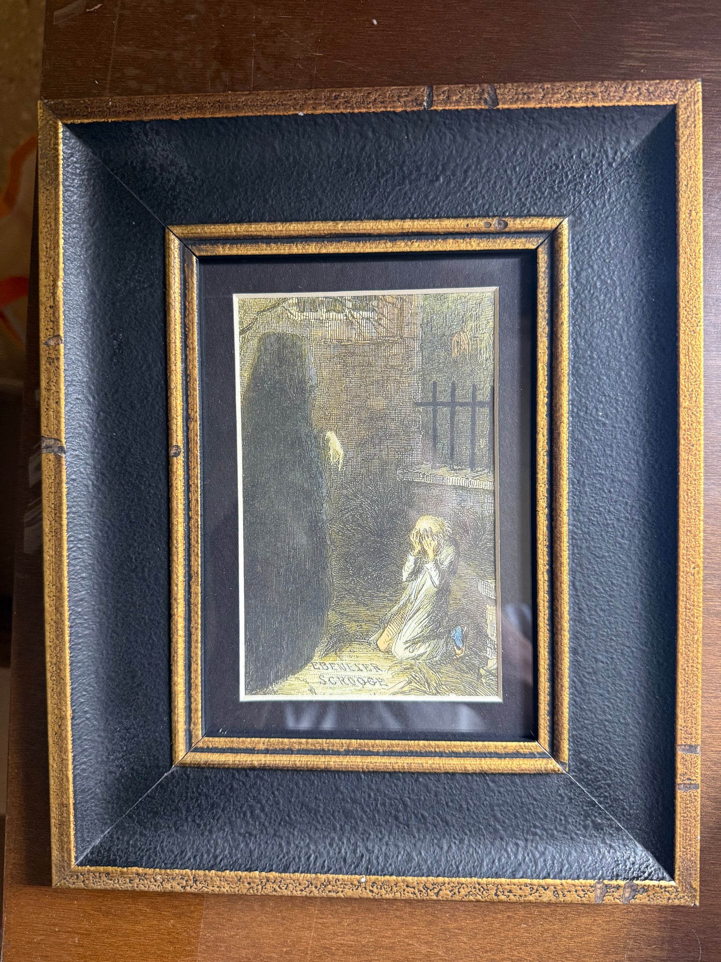 “A Christmas Carol” Framed Illustrations (set of 2)