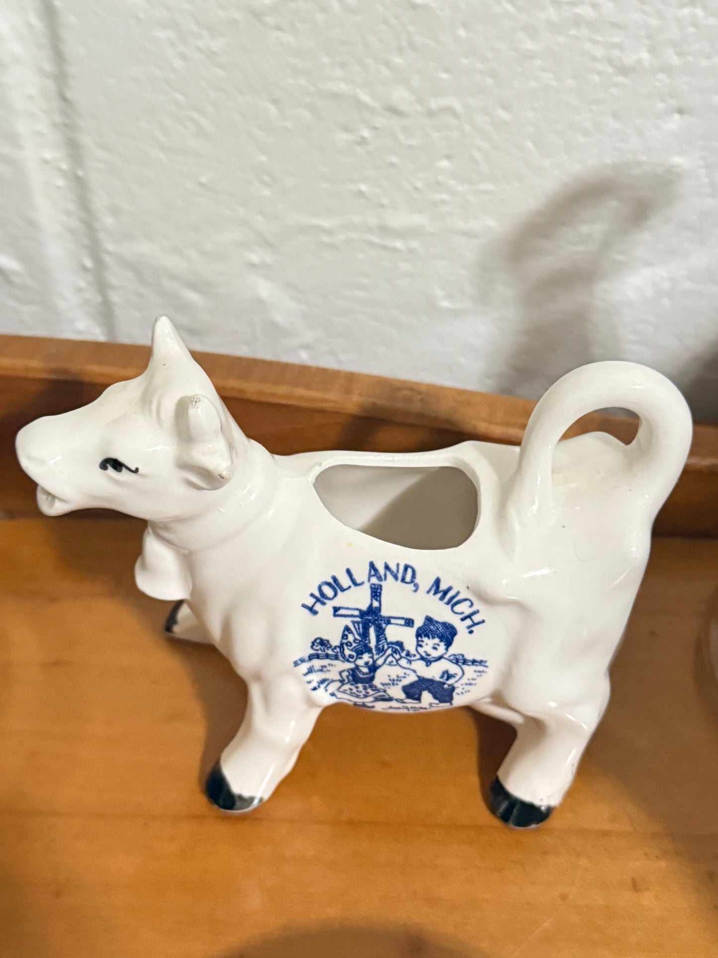 Vintage Porcelain Souvenir Cow Creamer