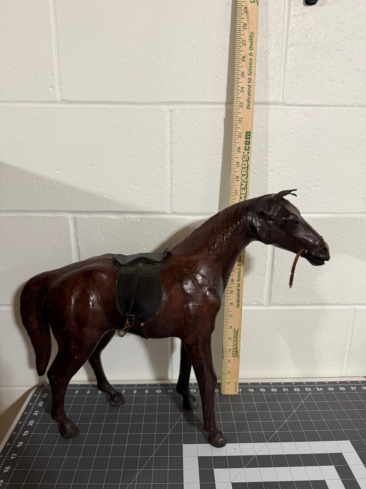 Extra Large Leather Horse
