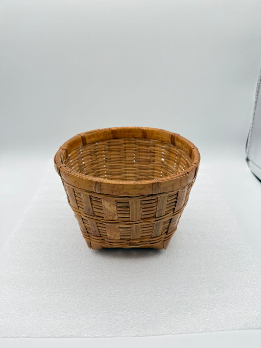 Vintage Wicker Plant Basket