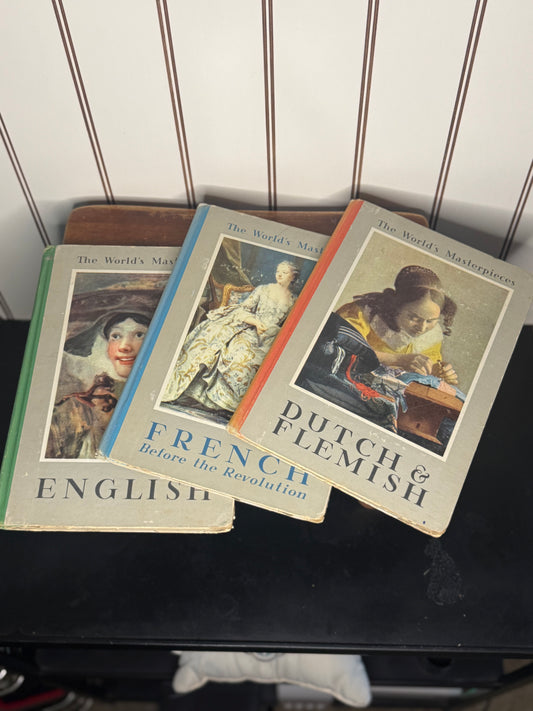 1939 First Edition Art Books (set of 3)