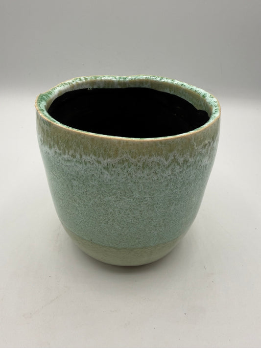 Unique Glazed Ceramic Plant Pot