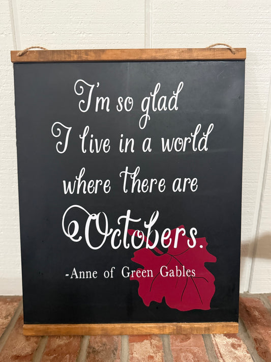 Anne of the Green Gables ￼Sign