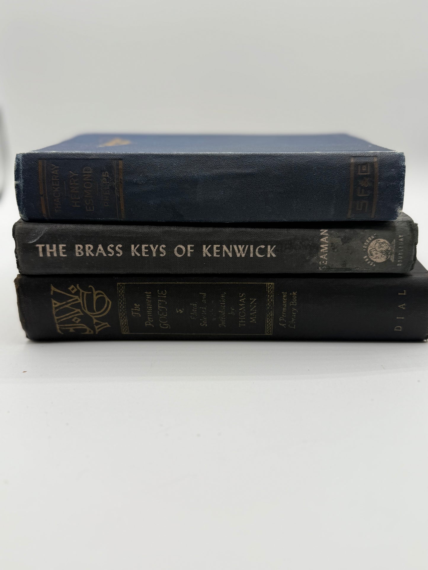 Set of 3 Vintage Blue Books