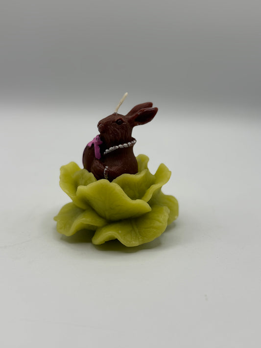 Bunny in Lettuce Candle