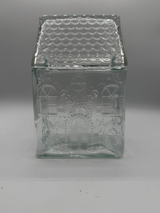 Glass House Candy Jar