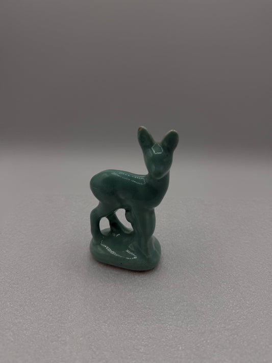 Art Deco (1920-1930) Blue Deer Figurine