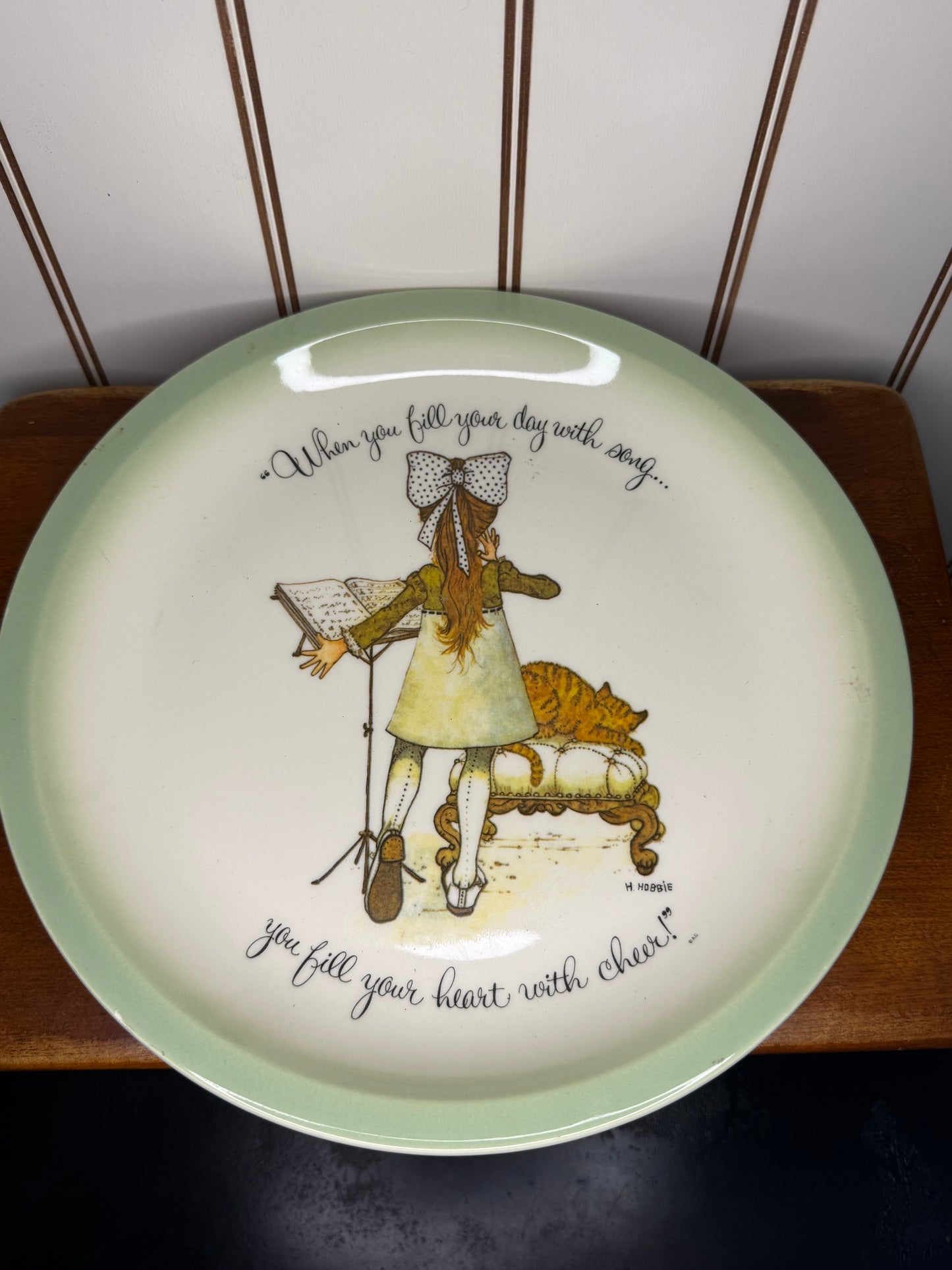 Vintage Holly Hobbie Plate