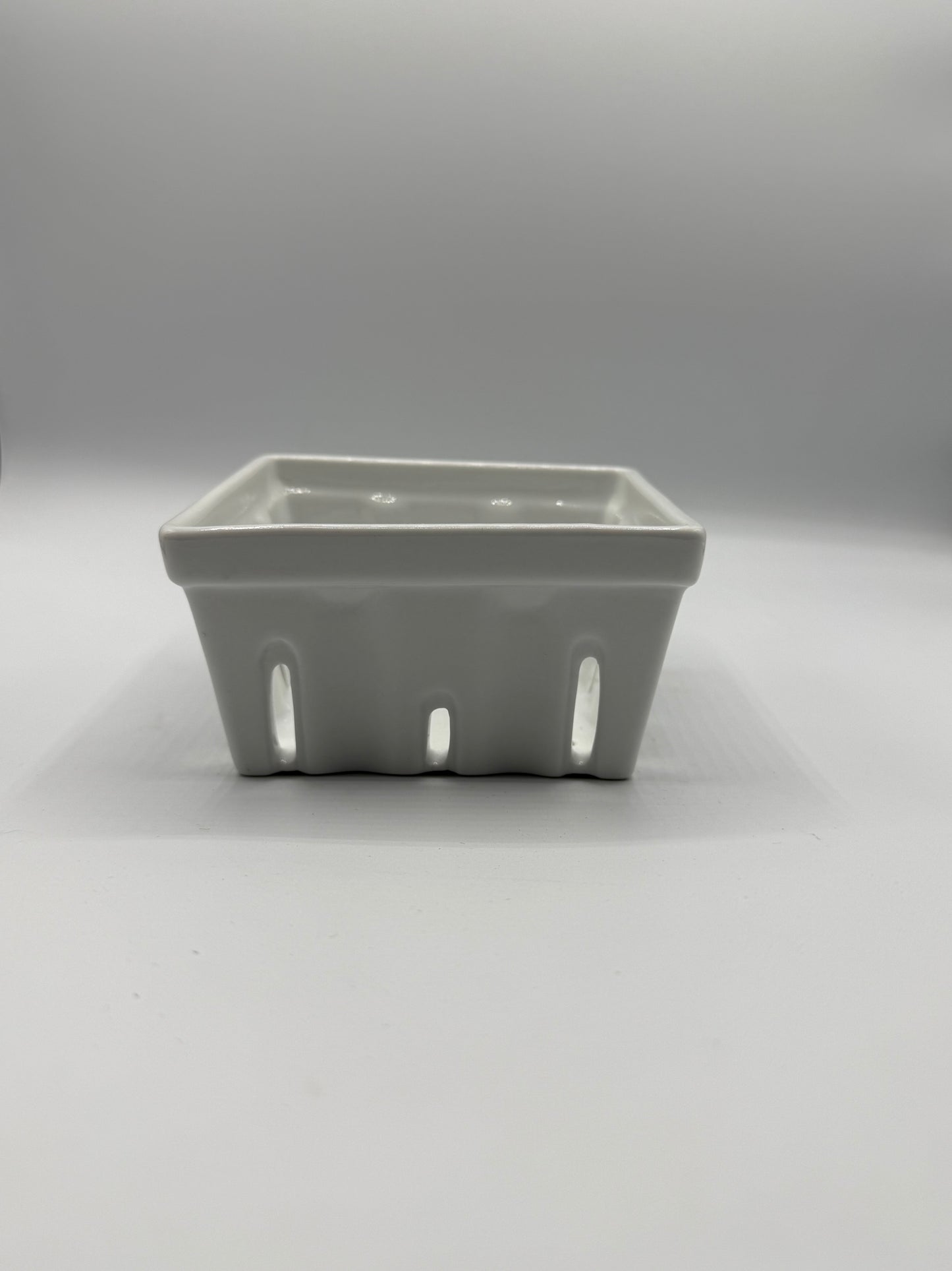 Crate & Barrel Ceramic Berry Basket