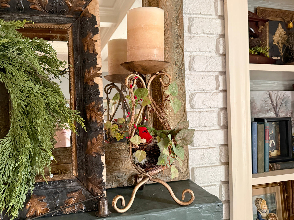 Bird Nest Candle Holder
