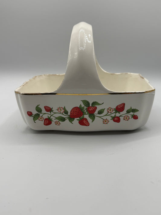 Vintage Teleflora Strawberry Basket
