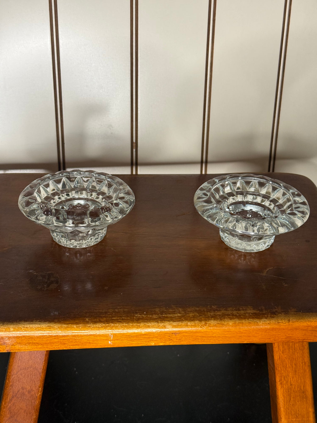 Crystal Candle Holders (Set of Two)