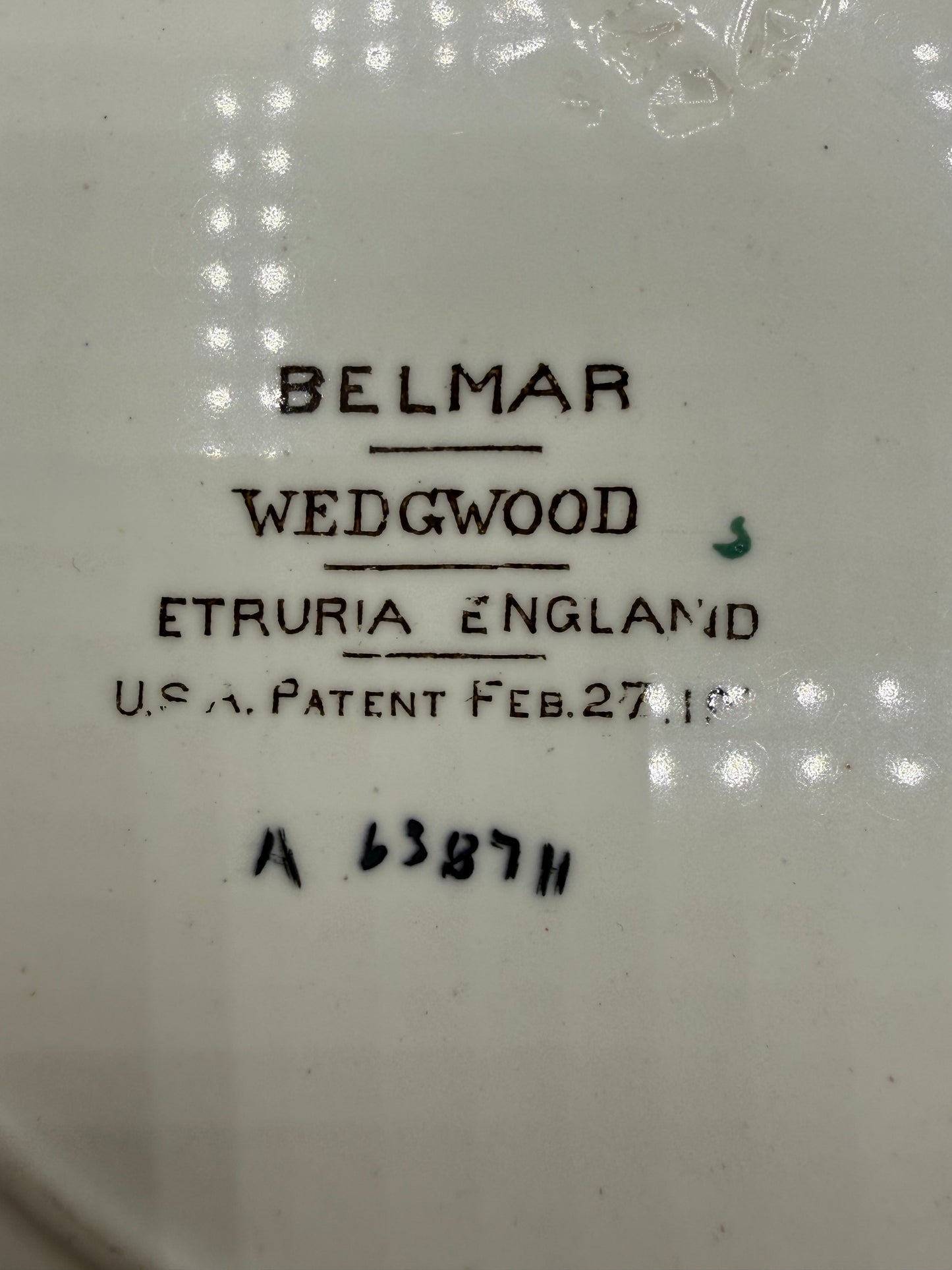 1940’s Belmar Wedgwood Salad Plate