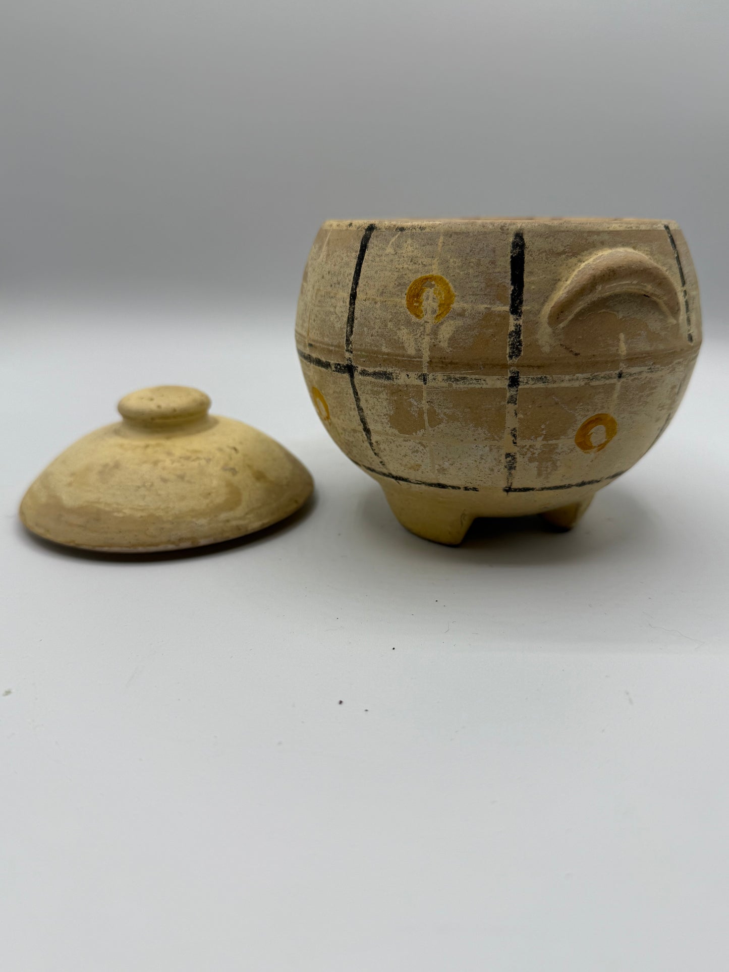 Vintage Ransburg Sugar Bowl with Lid