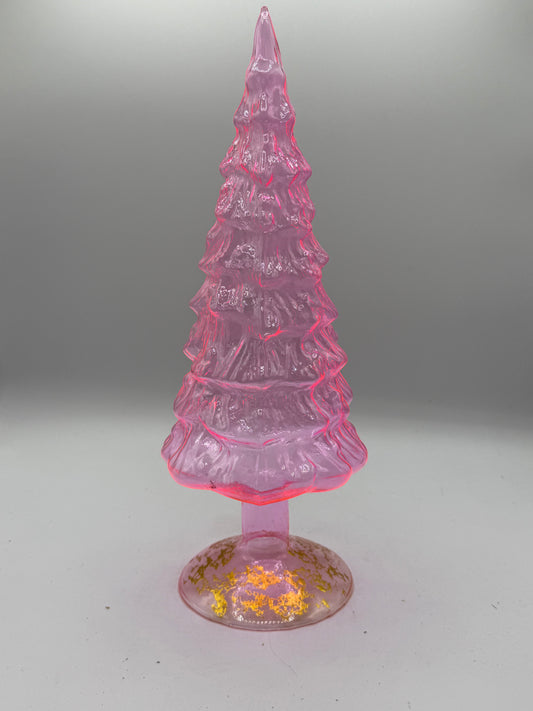 Glass Pink Tree