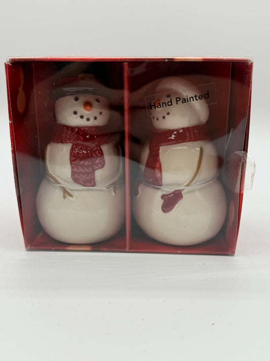 Snowman Salt & Pepper Shaker Set