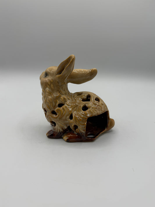 Ceramic Bunny Votive Candle Holder