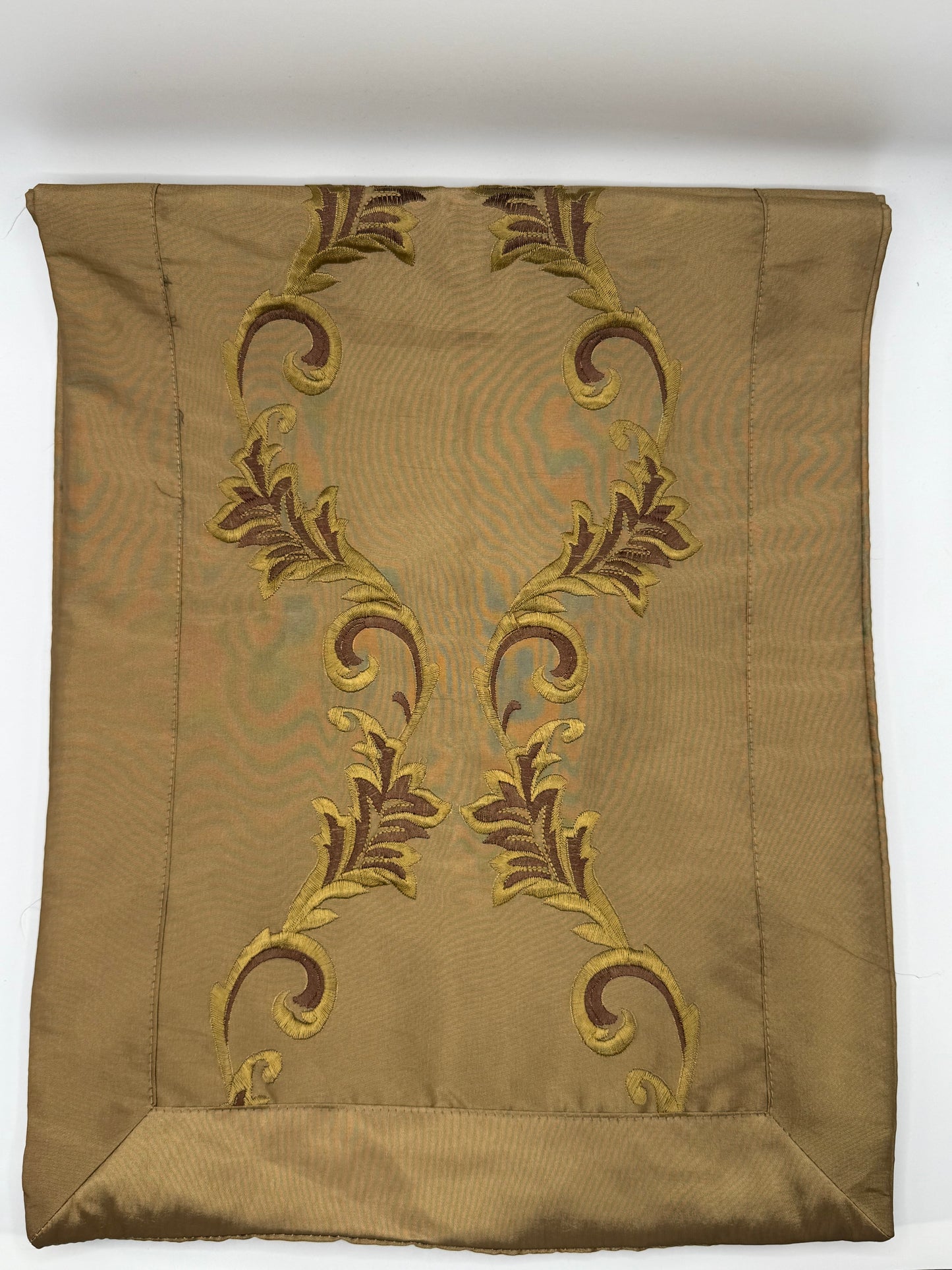 Silk Embroidered Table Runner