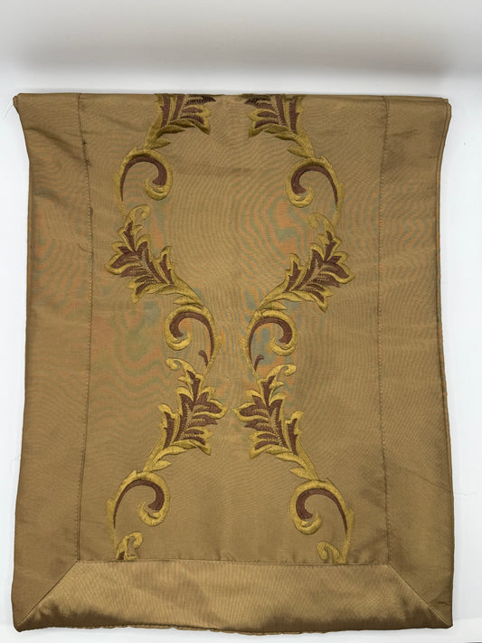 Silk Embroidered Table Runner