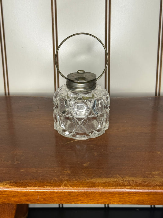 Vintage Glass Inkwell