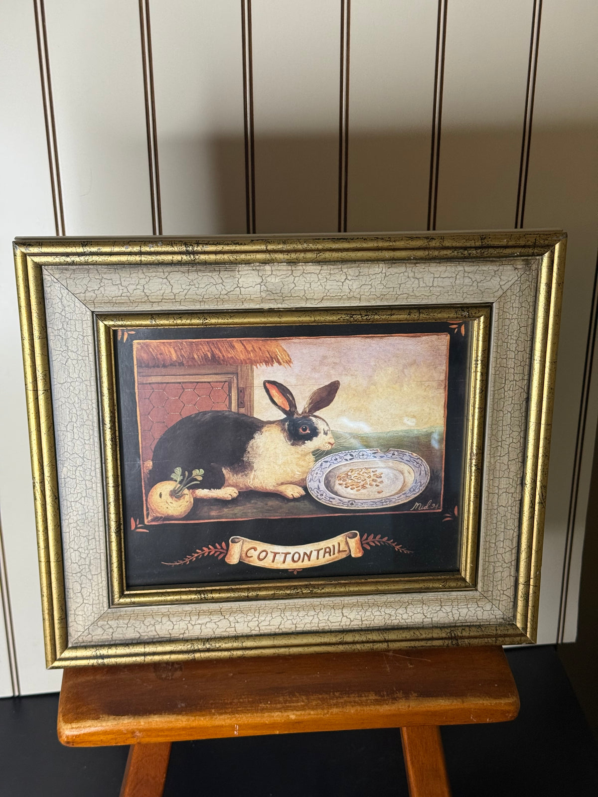 Framed Rabbit Art