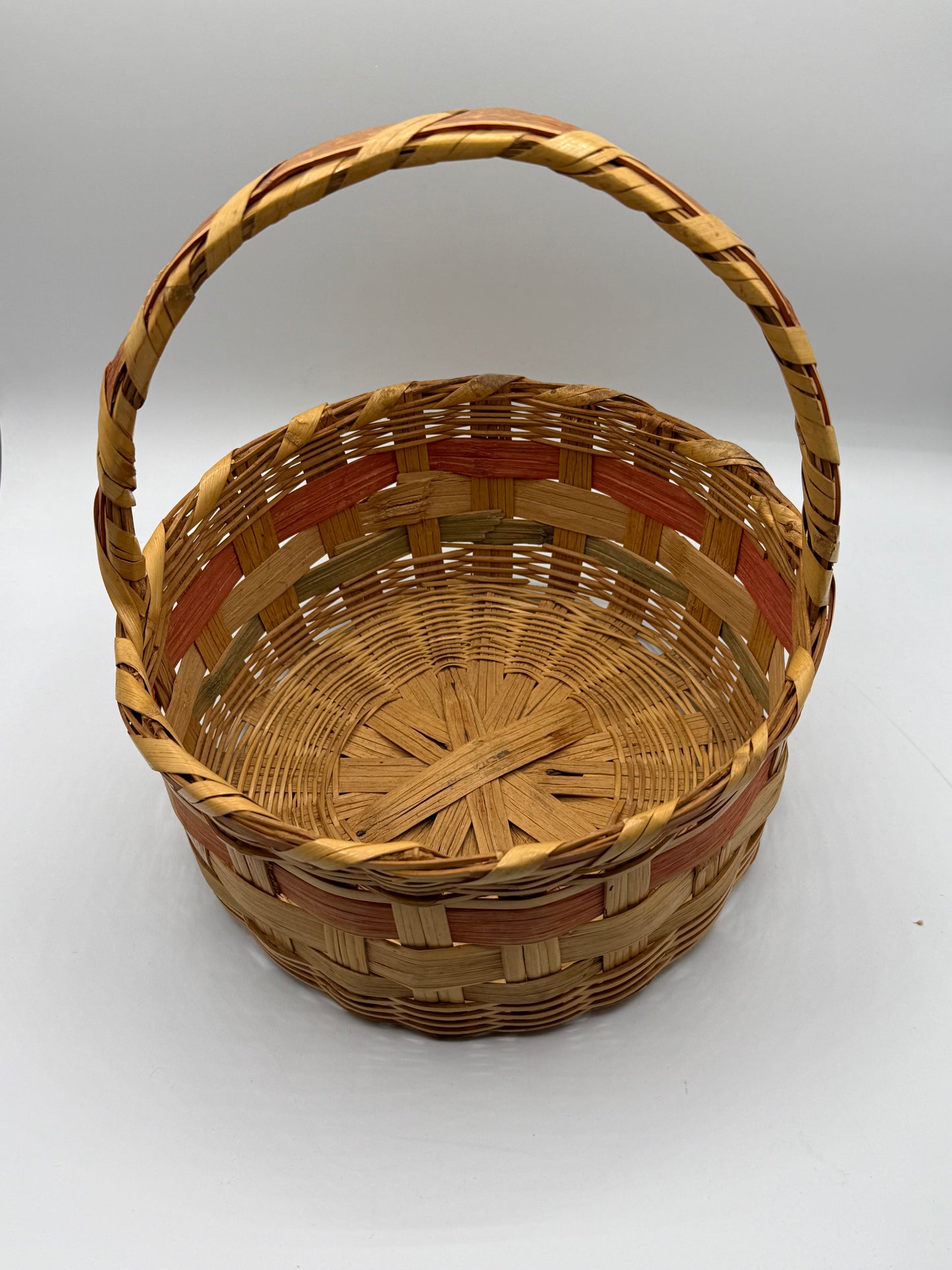 Vintage Wicker Easter Basket