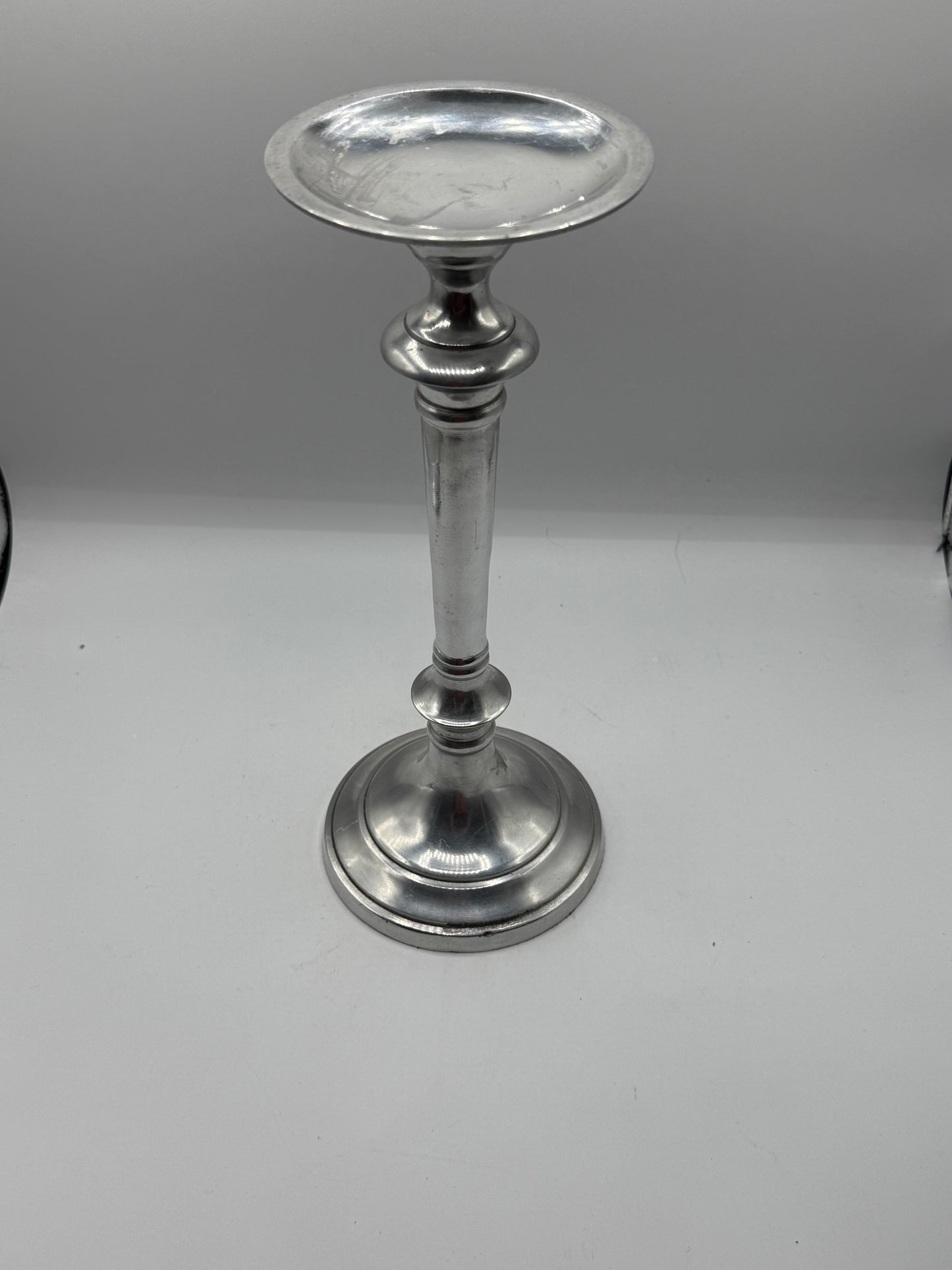 Tall Silver Candlestick