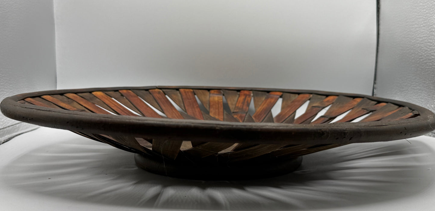 Vintage Woven Fruit Basket