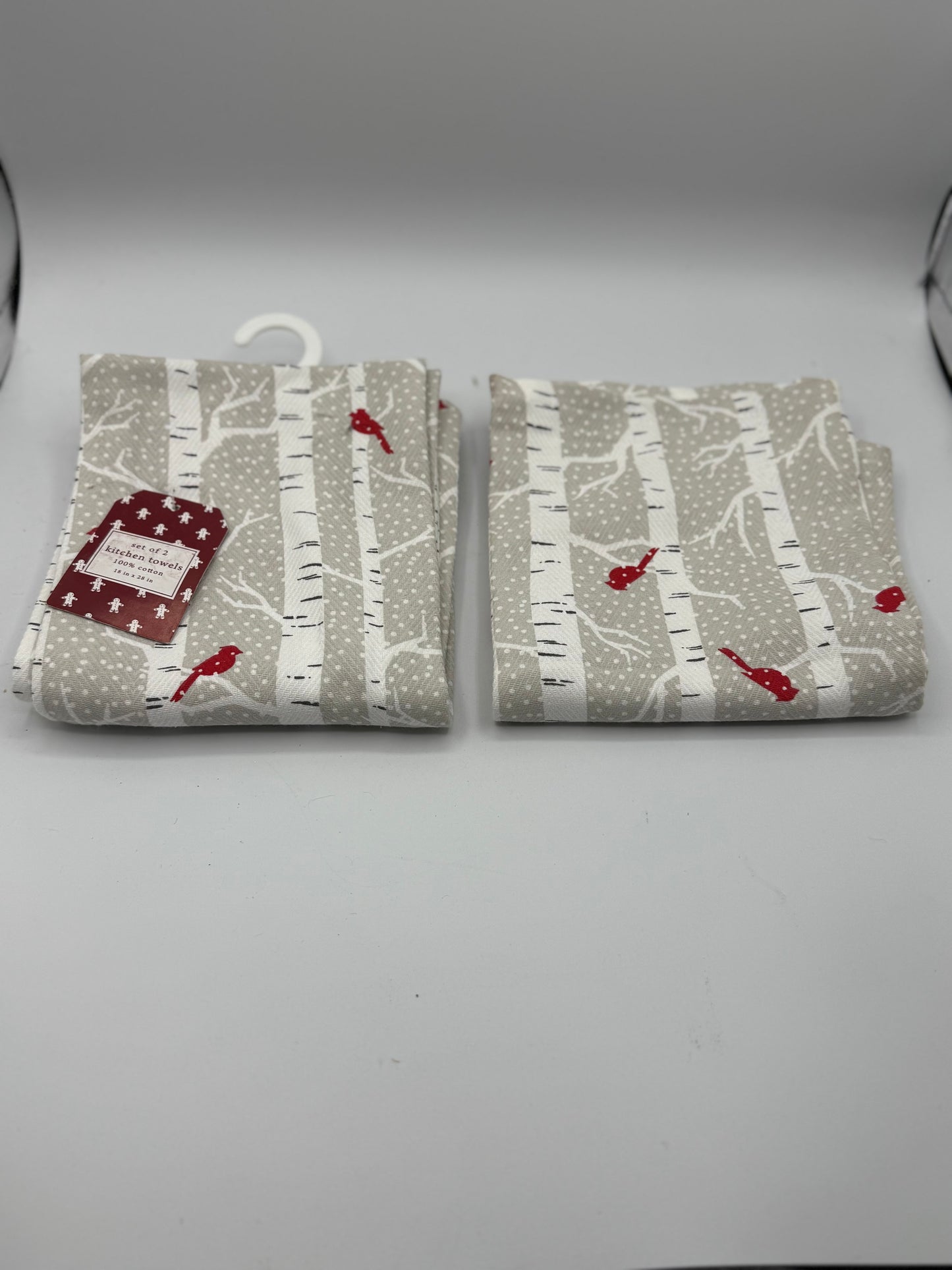 Red Bird Kitchen towels (Set of 3)