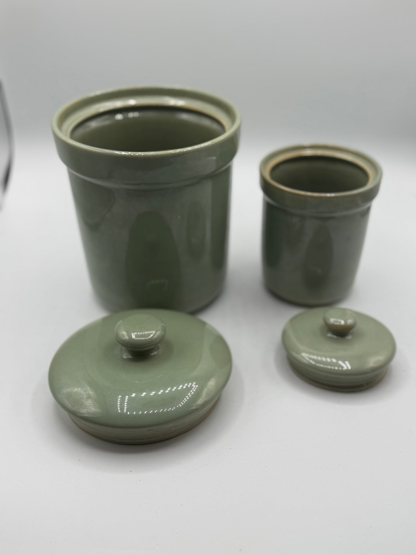 Sango Passion Green Canisters (set of 2)