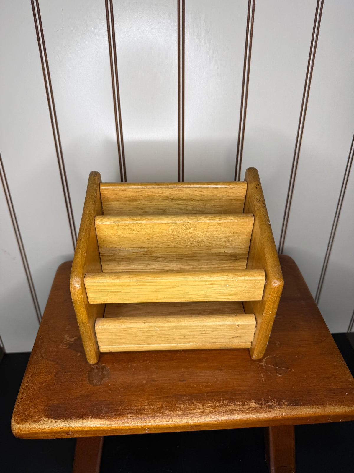 Wood Mail Organizer
