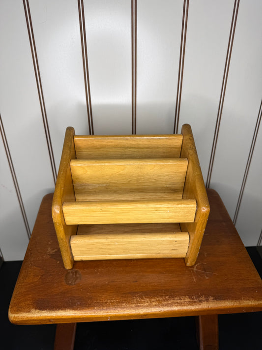 Wood Mail Organizer